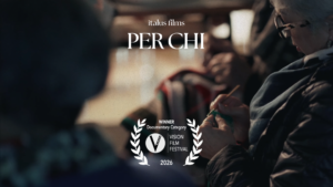 Per Chi won the Best Documentary Award at the Rome Vision Film Festival and had its Rome Premiere